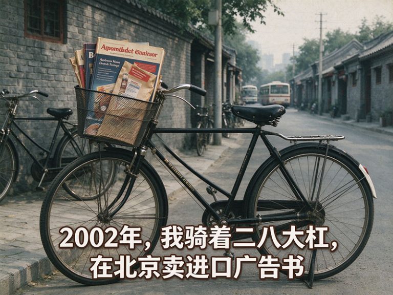 2002年，我骑着二八大杠，在北京卖进口广告书