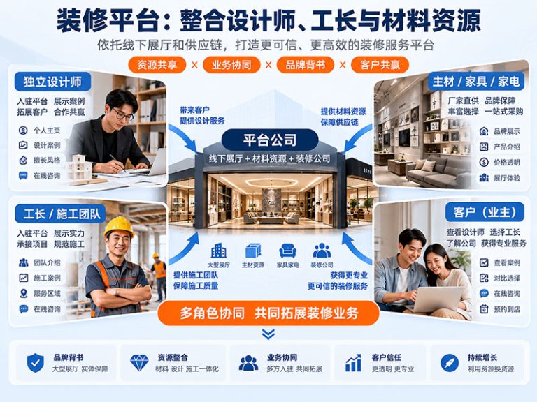 装修公司想做平台：独立设计师、工长入驻到底有没有意义？